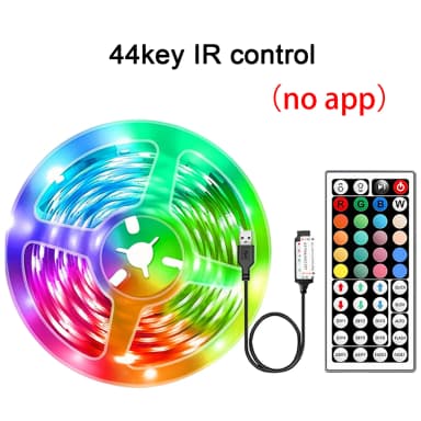 RGB LED Strip Lights 5M Remote Control 1