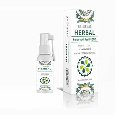 Ethereal Herbal Hemorrhoids Spray 30ml – Advanced Herbal Extract Formula For Hemorrhoid Care, Anal Comfort, Skin Soothing, Hygiene Support And Daily Wellness Care Spray (30ml) 1