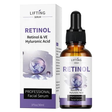 MOOYAM Retinol Serum & Ve Hyluronic Acid Facial Serum, Anti‑Aging Face Serum With Retinol And Hyaluronic Acid To Improve Skin Texture, Hydration And Youthful Radiance 30ml 1