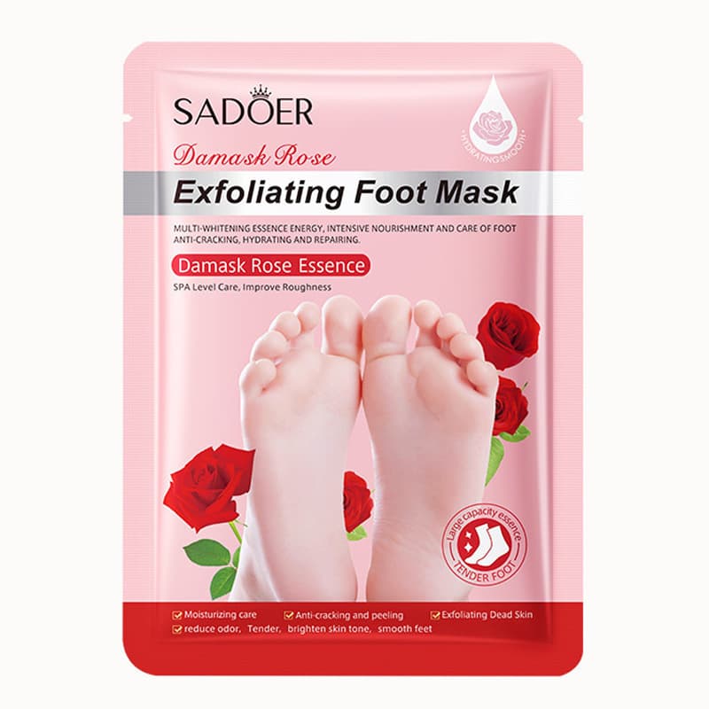 SADOER Damask Rose Exfoliating Foot Mask