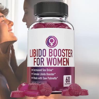 Organic Vegan Libido Booster Gummies for Men & Women with Saw Palmetto and Natural Herbs 1
