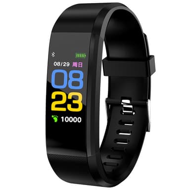 115 Plus Sports Heart Rate Fitness Tracker Watches Band Vibrating Touch Screen Cheap Smart Bracelet Wristband Smart Watch 1