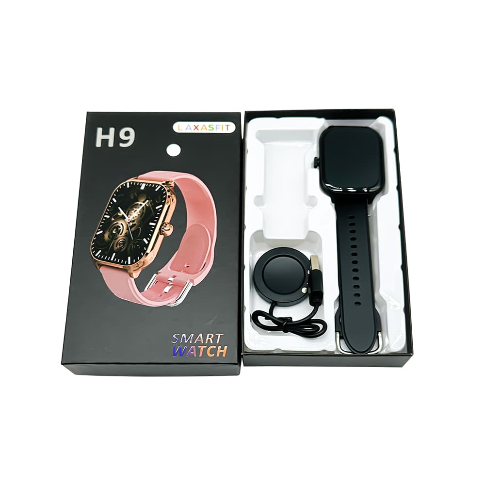 H9 Smart Watch – HD Full Touch Screen Fitness Tracker With Heart Rate Monitor, Blood Oxygen Monitoring, Sleep Tracking, Bluetooth Calling, Multiple Sports Modes & Magnetic Charging – Compatible with Android & iOS