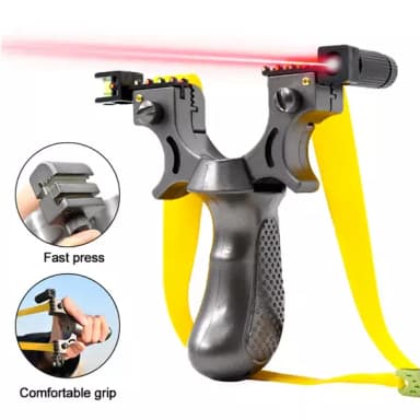 Hunting Resin Slingshot Shooting Laser Guided with Spirit Level 1
