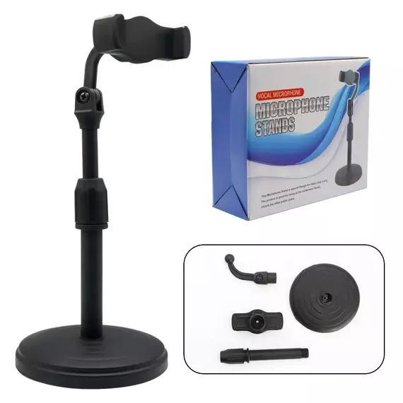 Lightweight Desktop Tripod For Smartphone with Phone Holder Universal Adjustment Selfie Stick Stand