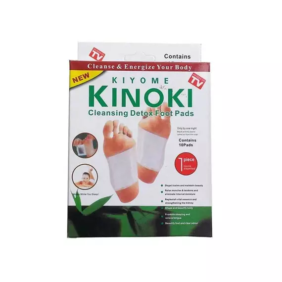Kinoki Cleansing Detox Adhesive Foot Pads 10pcs