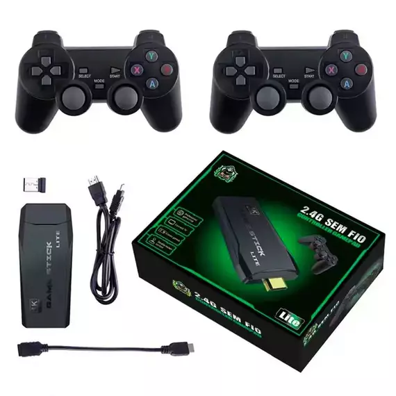M8 Game Stick Lite With Gamepad Built-in 20000+ Games For PS1/SFC/FC