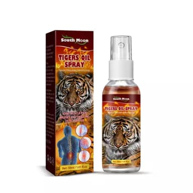 South Moon Tiger Oil Spray Chinese Medicine For Treating Rheumatic Arthralgia, Muscle Pain, Bruising & Swelling Tiger Oil Spray 1