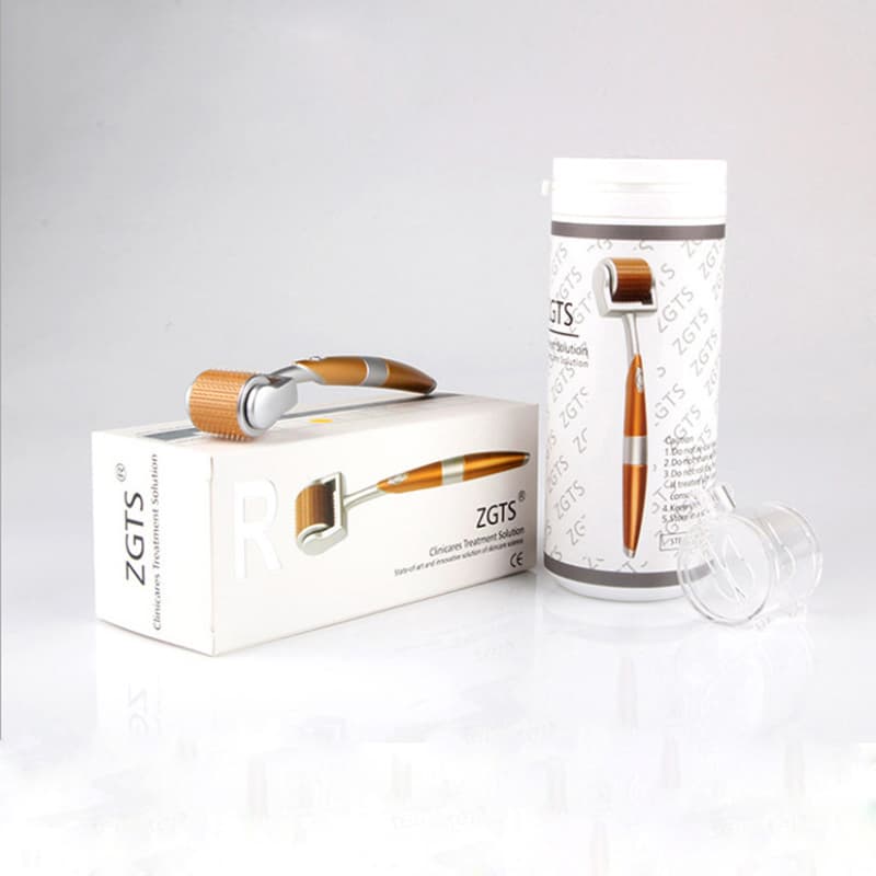 Derma Roller Titanium Micro Needles System - Mesotherapy Tool for Facial Care, Micro Needling