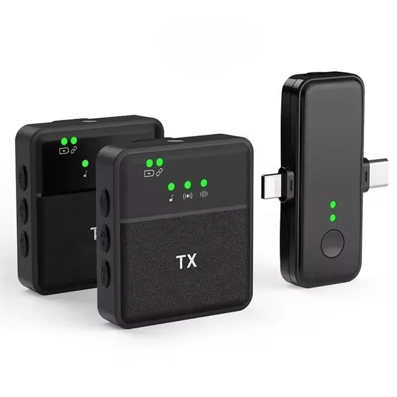 SX31 Dual Lavalier Wireless Microphone Kit For Android IOS Smartphone