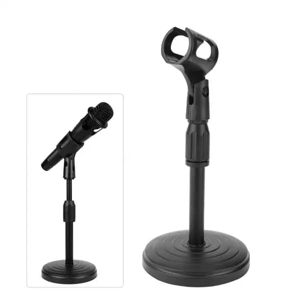 Desktop Microphone Stand Adjustable Table Mic