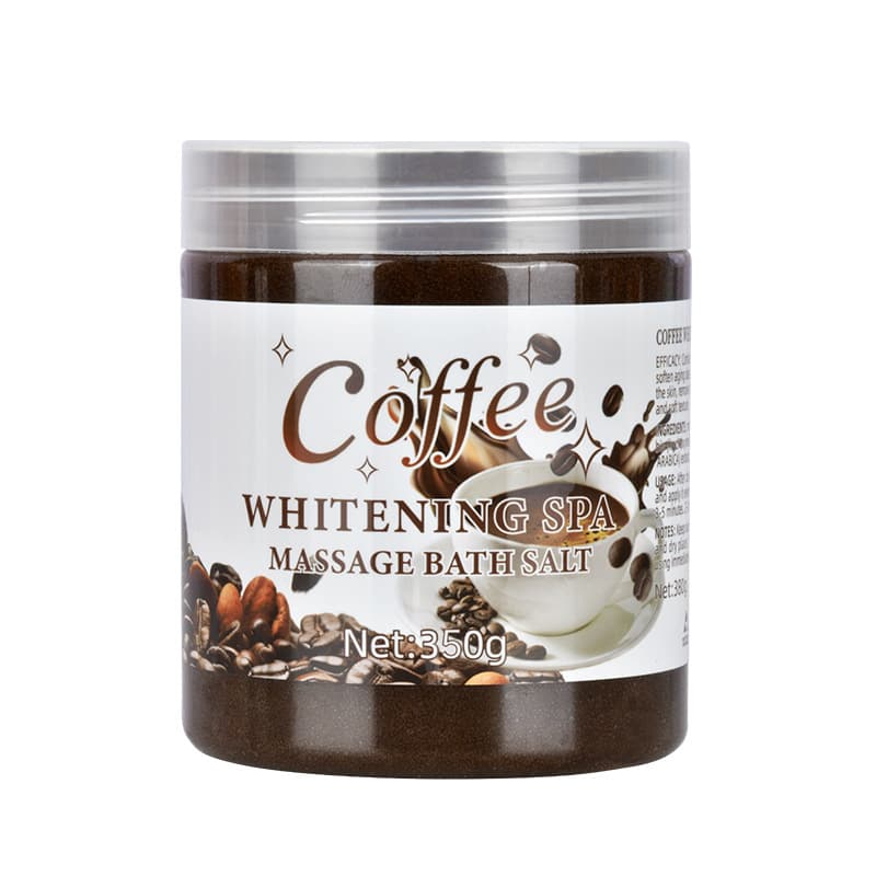 Coffee Foot Scrub & Exfoliating Bath Salt Foot & Body Care Cream with Deep Cleanse Whitening Sea Salt