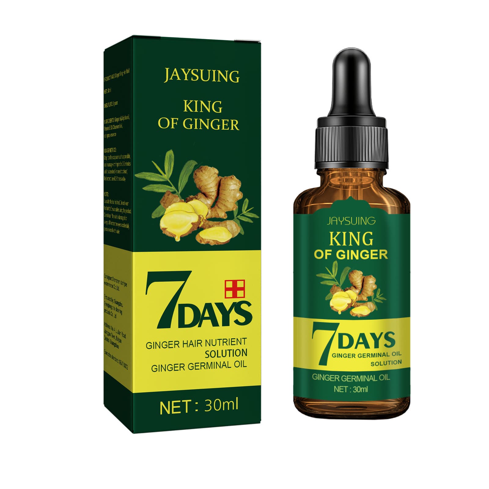 Jaysuing 7days Ginger Germinal Oil Hair Regrowth Spray