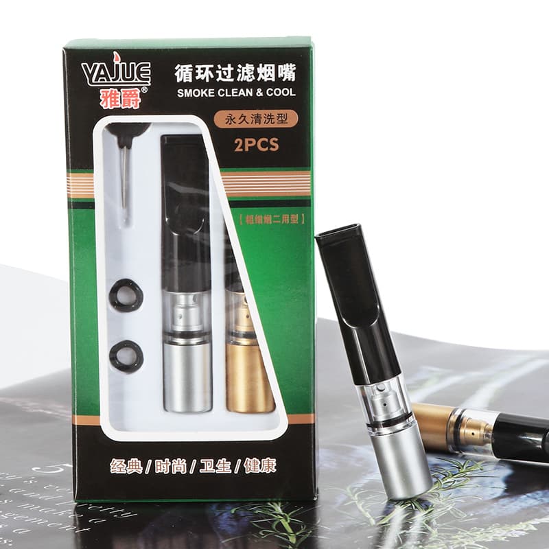 Portable Reusable Cigarette Filter Holder - Microporous Tips for Enhanced Smoking Experience