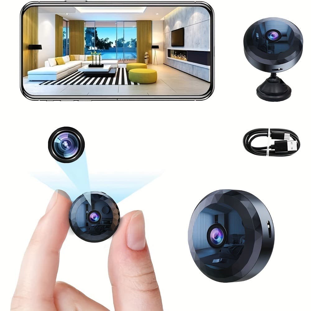 A11 Mini Spy Camera - 1080P HD Wireless Security Camera for Smart Home, Equipped with Voice Video and Night Vision Capabilities for Superior Security Protection.