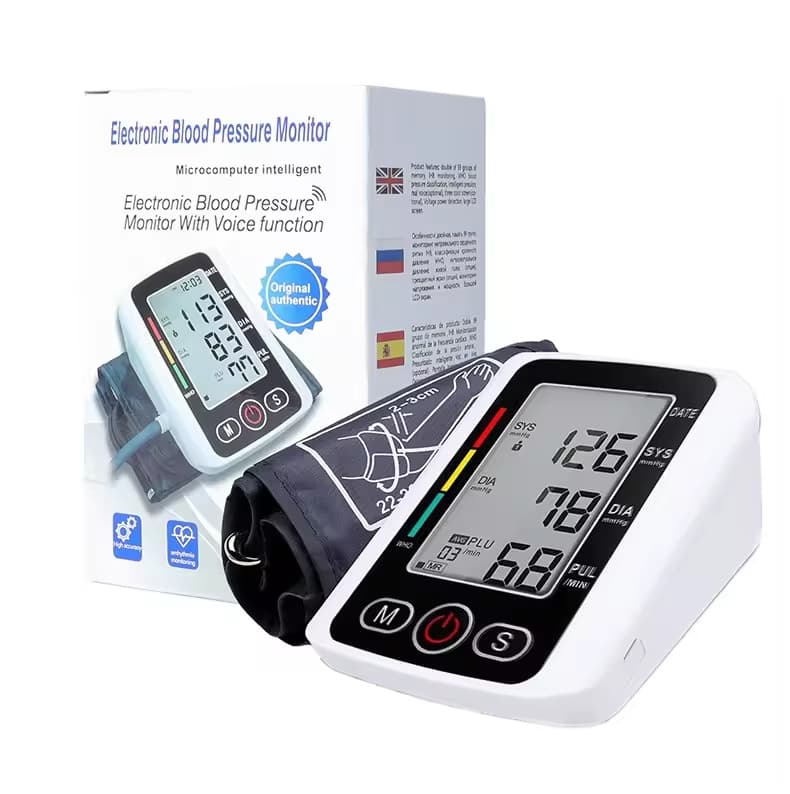 Electronic Blood Pressure Monitor Intelligent Voice Electronic Blood Pressure Monitor