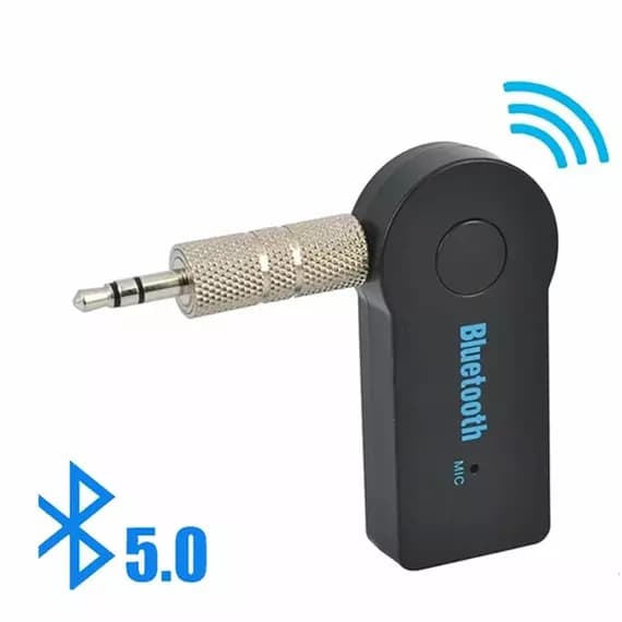Wireless Bluetooth 5.0 Receiver Adapter Dongle Mini 3.5mm Stereo Jack for Car