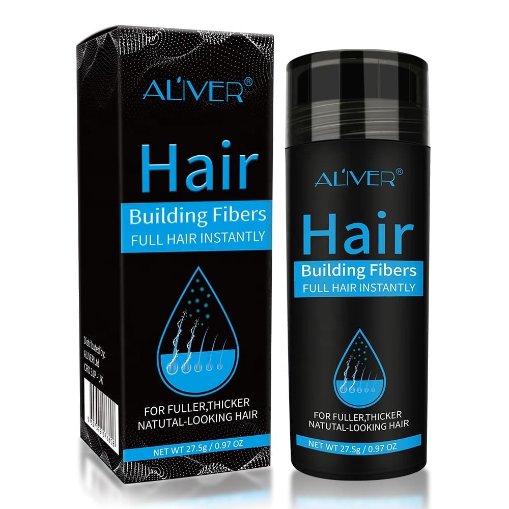 Aliver Hair Fibres 27.5g – Professional Hair Loss Concealer & Thickening Powder for Men & Women