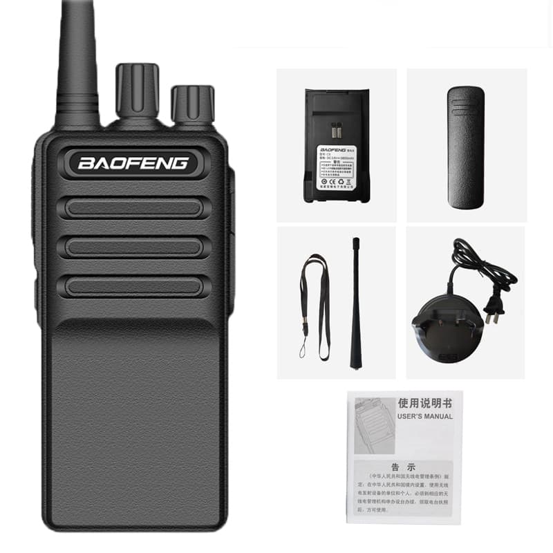 Baofeng BF-C5 Walkie Talkie Radio Call 5W UHF 400-470MHz 1500mah 16 Radio Channel (Range 1-5km)