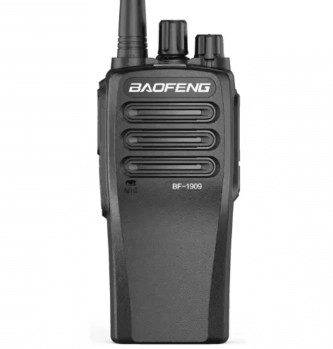 Baofeng BF-1909 Walkie Talkie Radio Call 10W UHF 400-470MHz 3800mah 16 Radio Channel (Range 1-10km)
