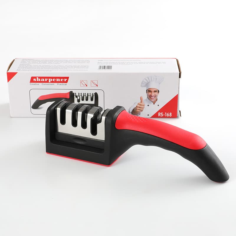 4 in1 Knife Sharpening Tool Manual Sharpener for Kitchen Knives and Scissors