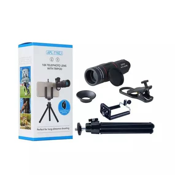 APEXEL 18X Telescope Camera Lens Zoom Telephoto Mobile Phone Lens Kit