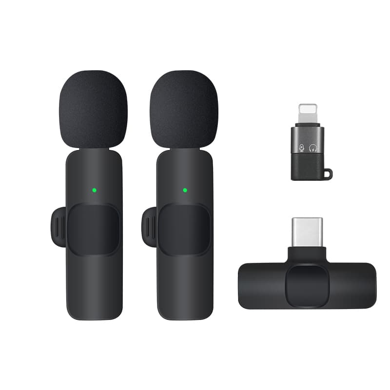 K9 Lapel Wireless Microphone Type-C & Iphone (Double)