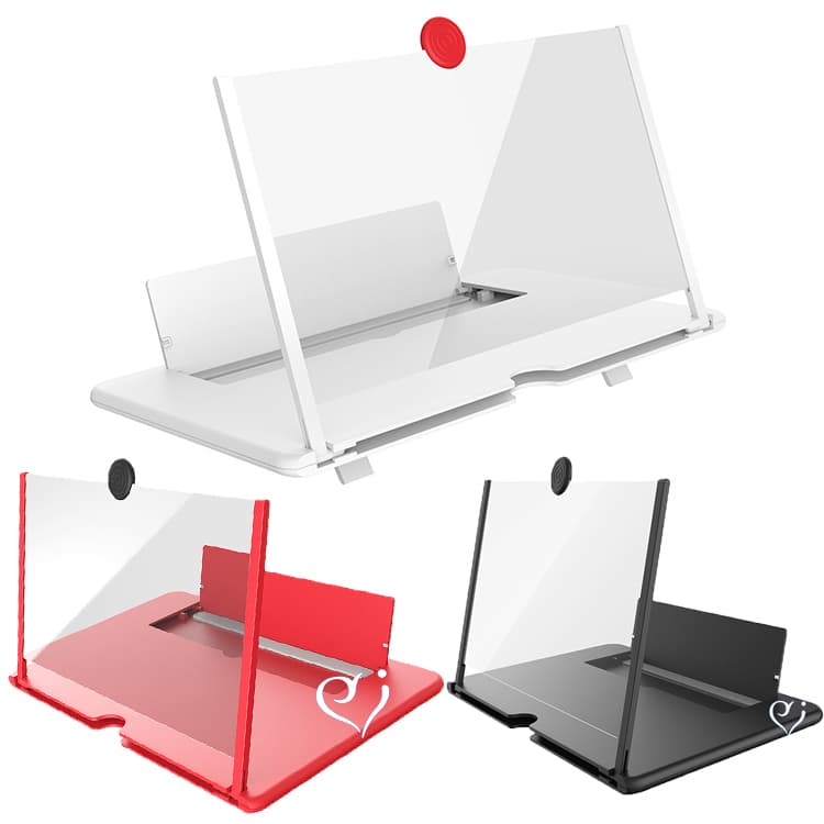 Screen Amplifier - 10-Inch 3D Mobile Phone Video Magnifier for Smartphones