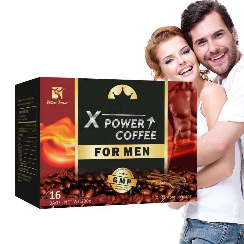 WinsTown X Power Coffee with Tongkat Ali | Instant Coffee for Sexual Enhancement, Weak Erection, and Premature Ejaculation