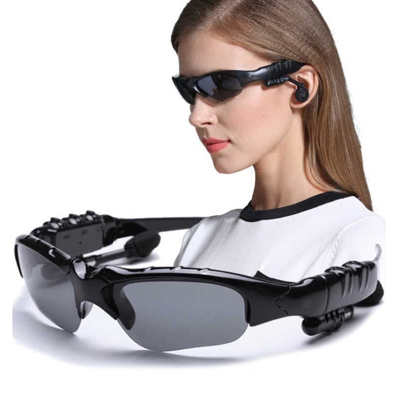 Smart Bluetooth Sunglasses with Headphones - BT 5.0 Polarized Wireless Headphones