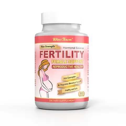 WinsTown Female Fertility Tablet | Dietary Supplement For Conception, Hormonal Balance, And Regulating Menstrual Cycle