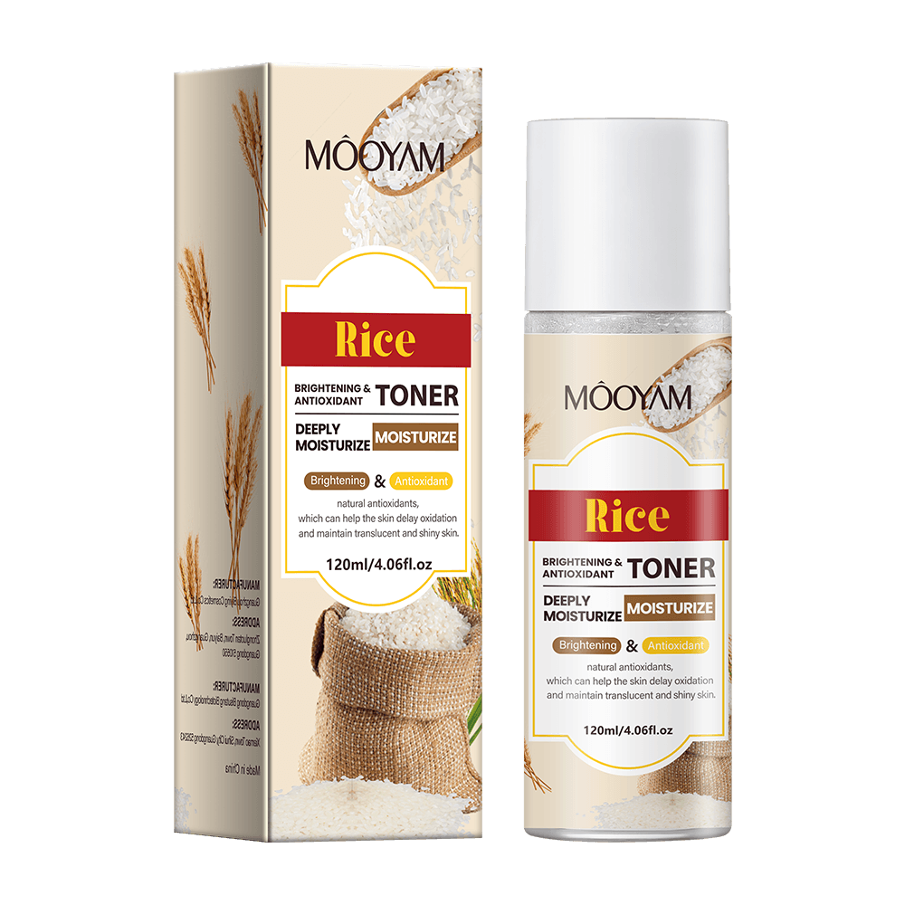 MOOYAM Natural Rice Hydration Moisturizing Nourishing Soothing Toner 120ml for Skin Care