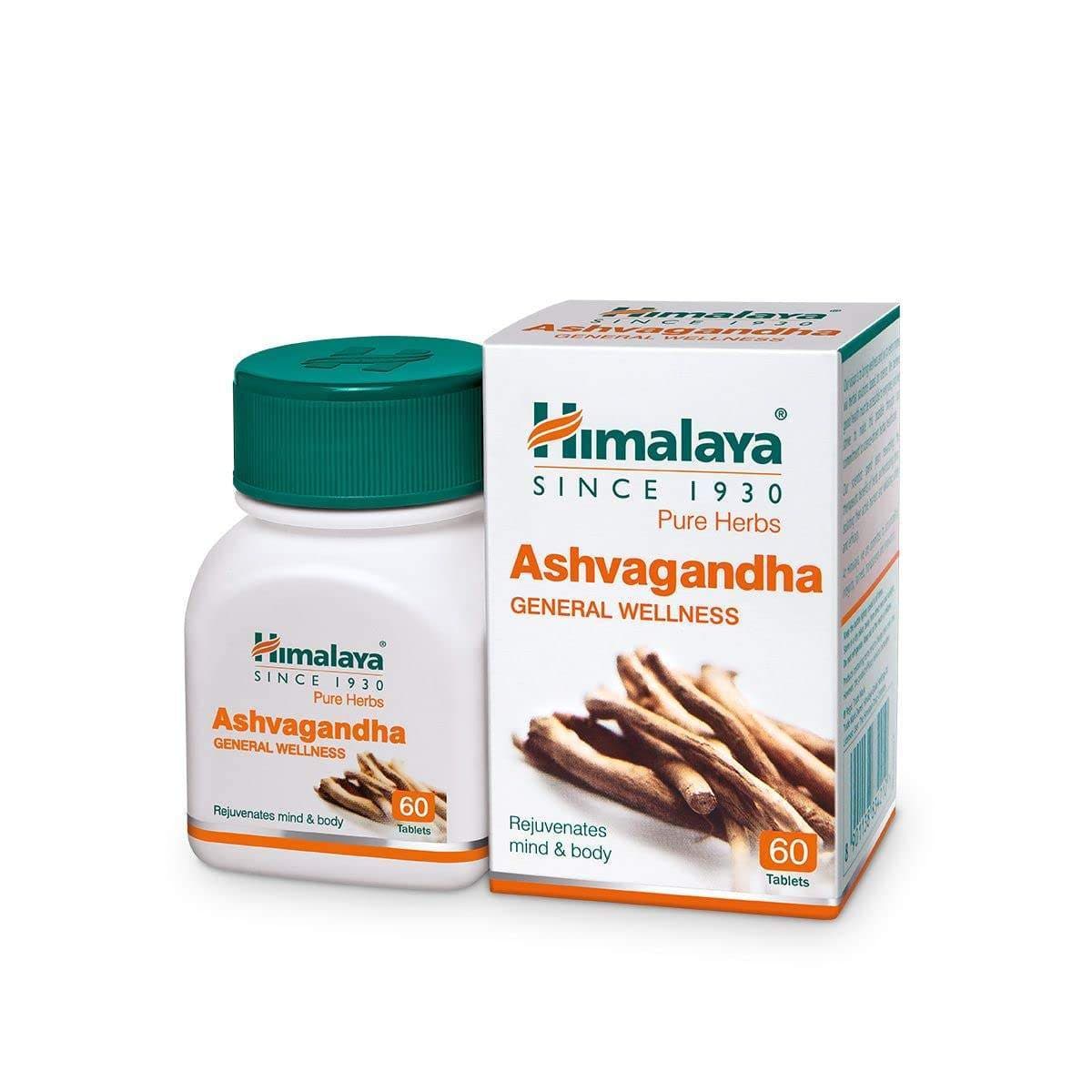 Himalaya Pure Herbs Ashvagandha Herbal Extract Supporting Mental Balance Strength and Daily Wellness