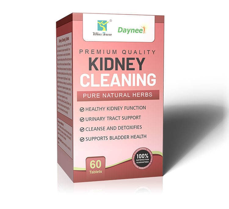 WinsTown Premium Quality Herbal Kidney Cleaning Tablets – Natural Kidney Cleanse & Urinary Tract Support Supplement With Herbal Extracts For Daily Kidney And Bladder Wellness (60 Tablets)