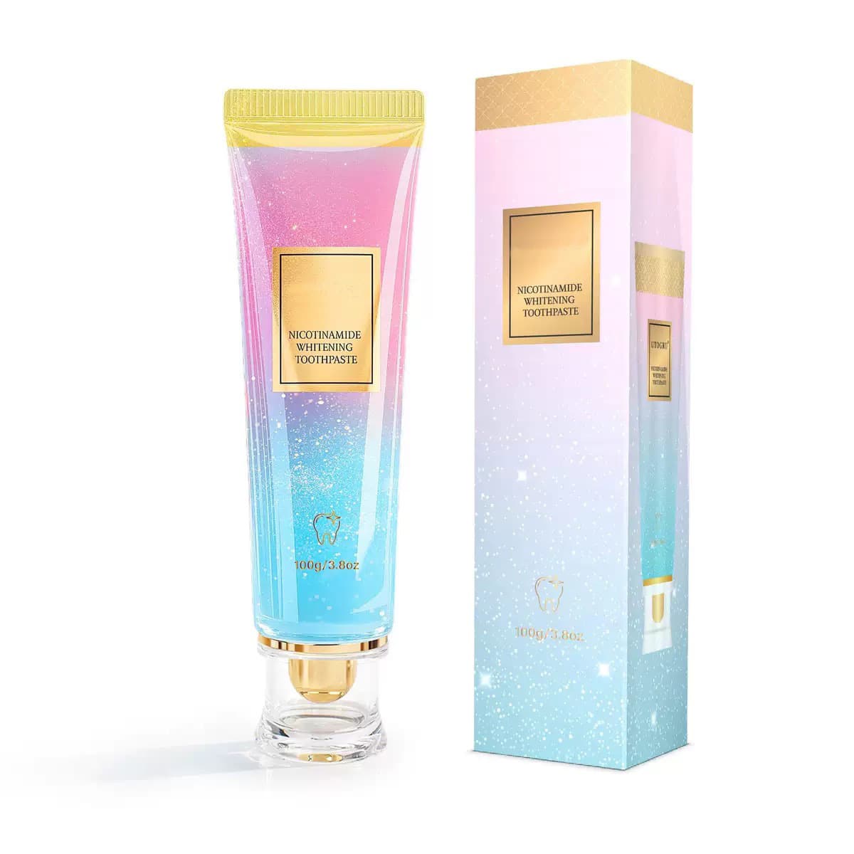 Nicotinamide Teeth Whitening Toothpaste with Herbal Mint Flavor