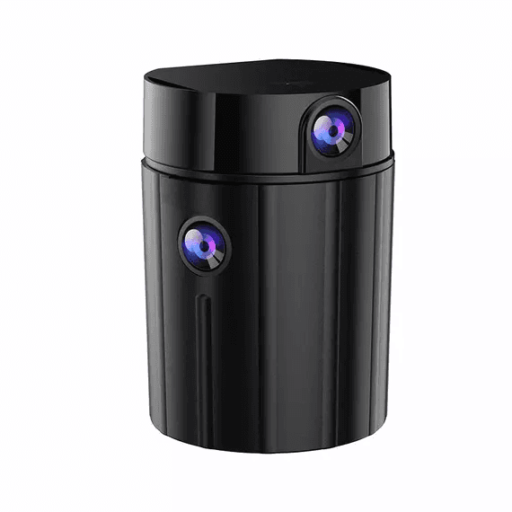 F9 Dual-Lens Wireless Mini WiFi HD 1080P Smart Security Spy Camera With Night Vision, Motion Detection, Remote Mobile Viewing & Loop Recording