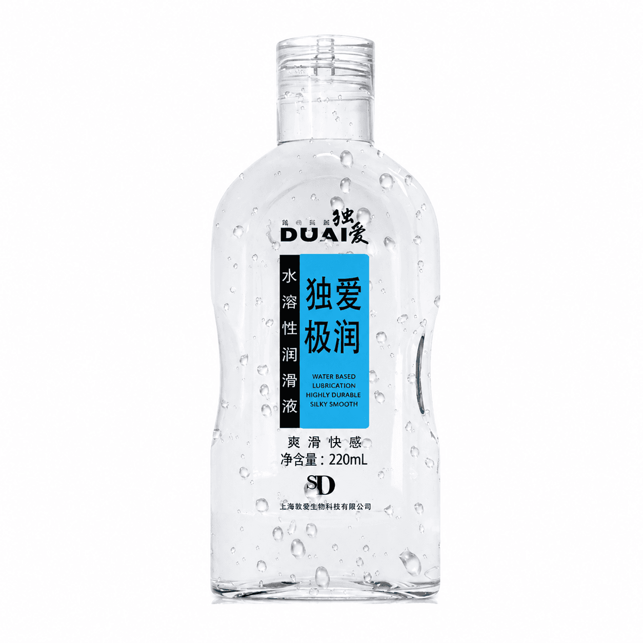 DUAI Water Based Personal Lubricant – Silky Smooth Formula 220ml
