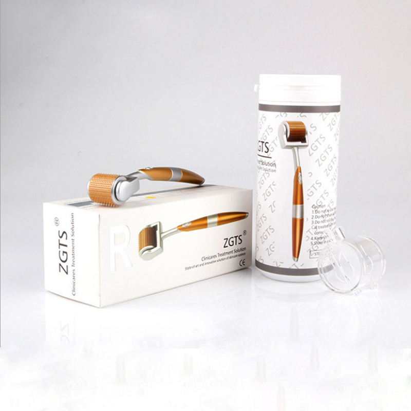 Derma Roller Titanium Micro Needles System - Mesotherapy Tool for Facial Care, Micro Needling