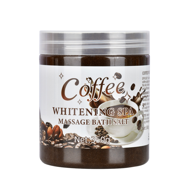 Coffee Foot Scrub & Exfoliating Bath Salt Foot & Body Care Cream with Deep Cleanse Whitening Sea Salt