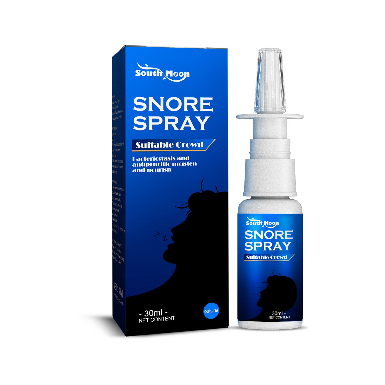 South Moon Anti Snore Nasal Spray 30ml – Sleep Relief & Breathing Support