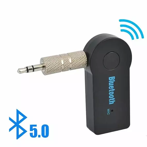 Car Wireless Bluetooth 5.0 Receiver Adapter Dongle Mini 3.5mm Stereo Jack for Car