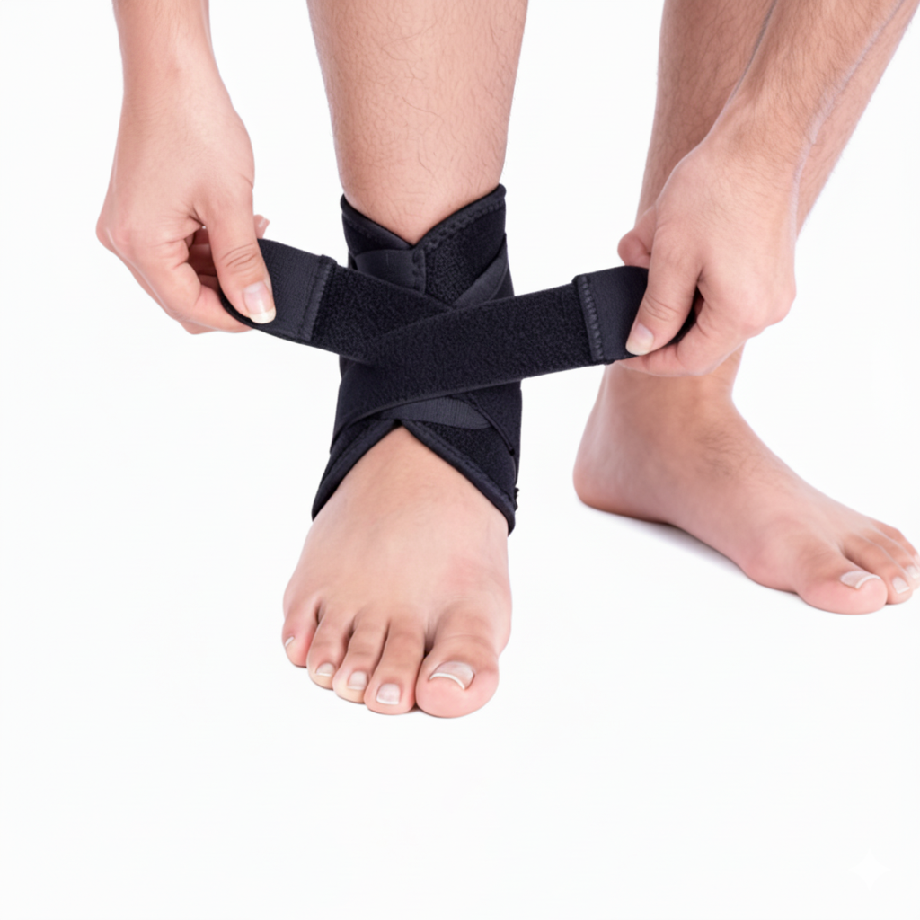 Adjustable Nylon Ankle Support for Ankle Injury Protection