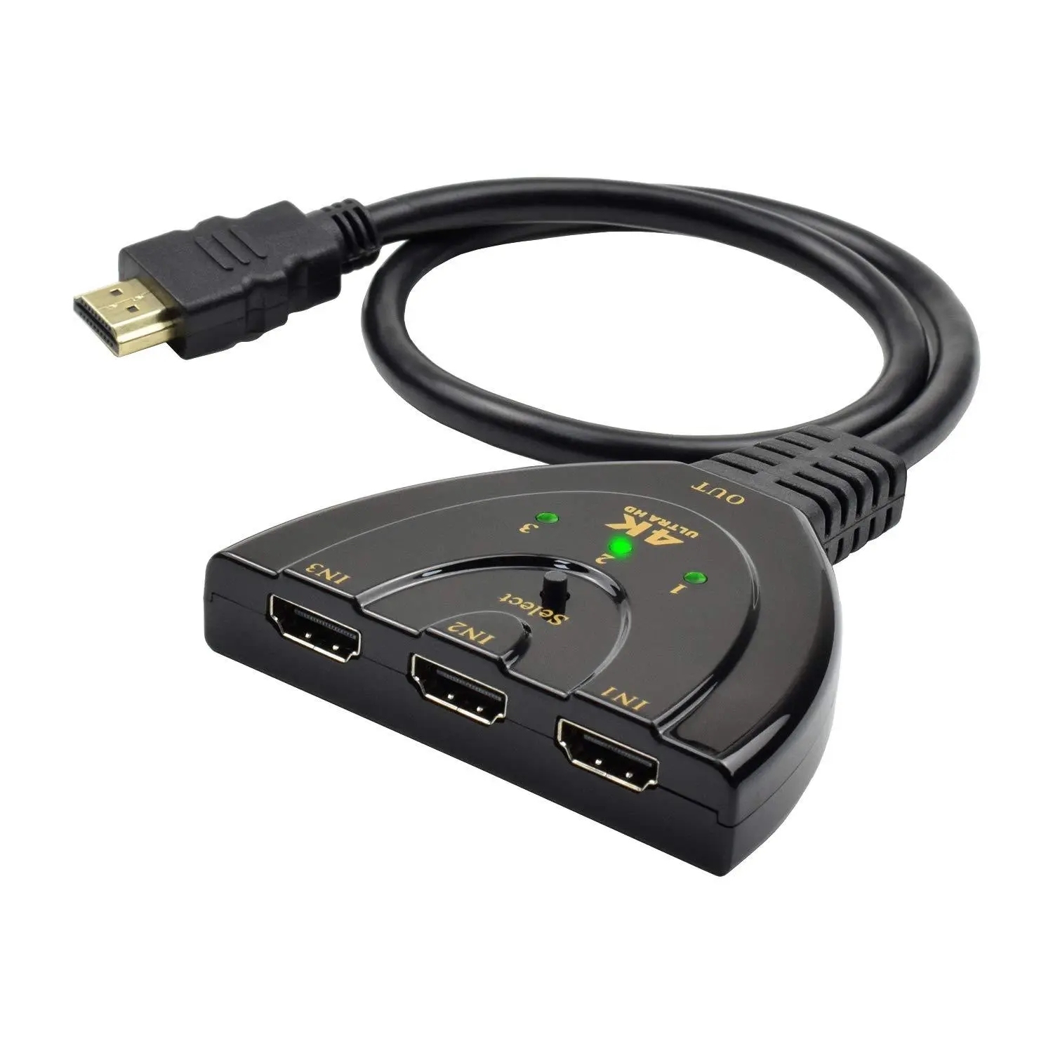 3 x 1 Hdmi Switch 4K*2K 3D 3 Port 4K Switcher Splitter 1080P