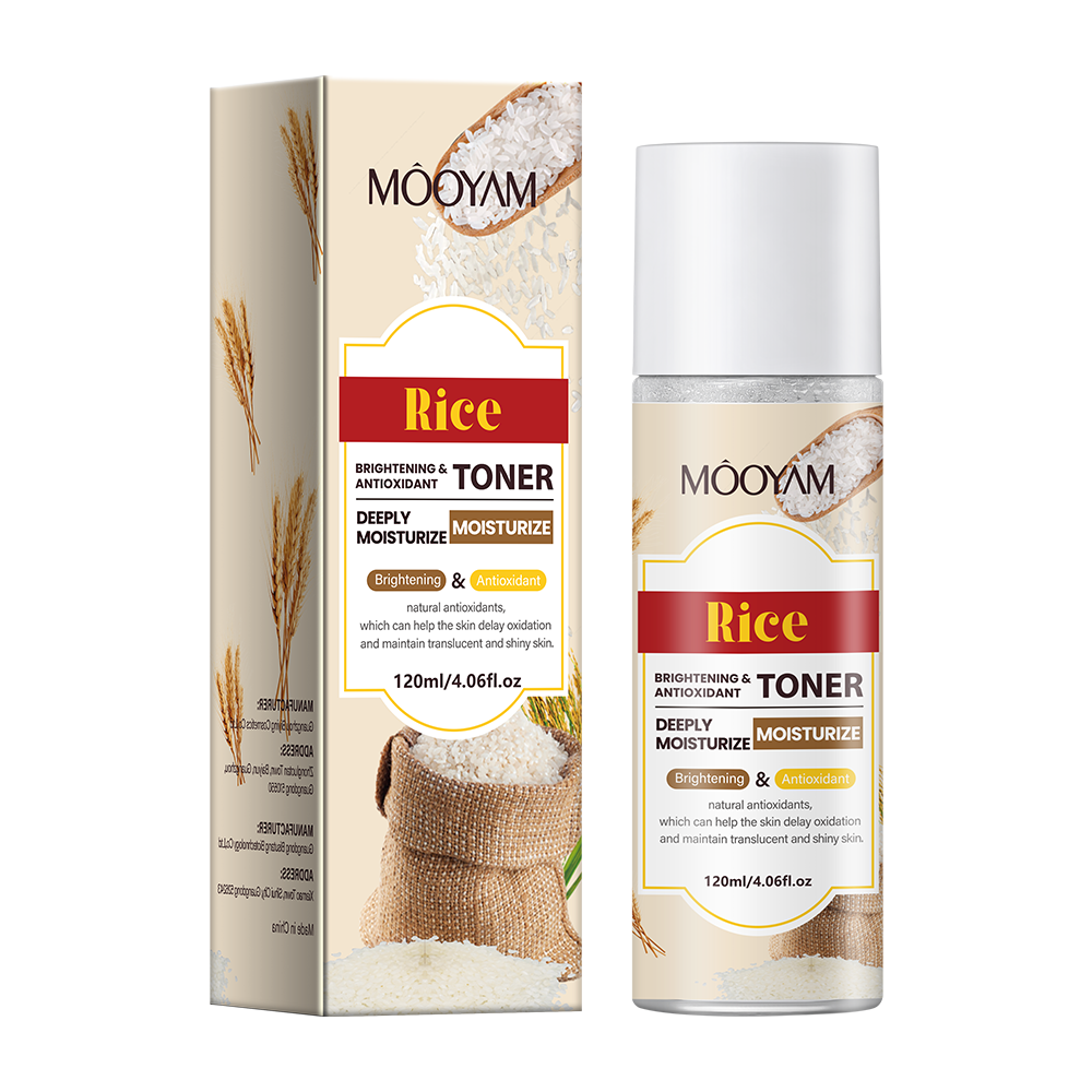 MOOYAM Natural Rice Hydration Moisturizing Nourishing Soothing Toner 120ml for Skin Care