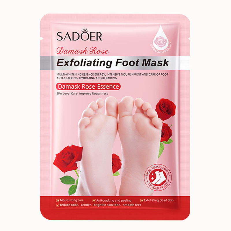 SADOER Damask Rose Exfoliating Foot Mask