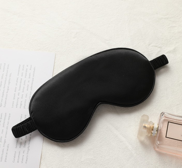 Imitated Silk Eye Mask Shading Sleeping Eye Mask Eyepatch Travel Relax Cover Eyeshade Sleeping Aid Eye Mask