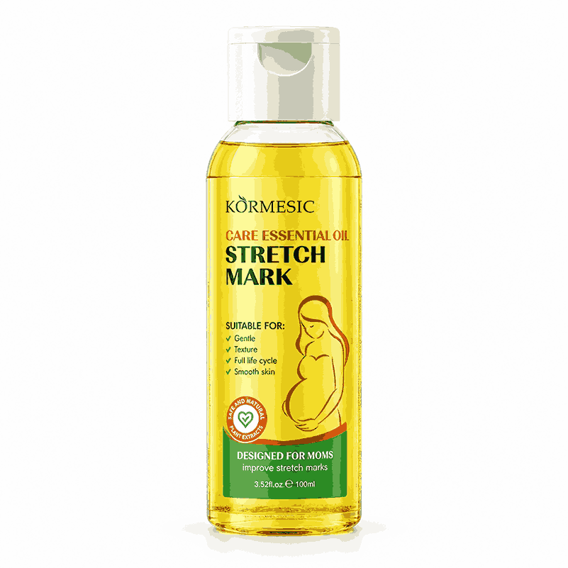 KORMESIC Care Essential Oil Stretch Mark 100ml – Moisturizing Body Oil For Stretch Mark Care, Skin Nourishment & Daily Body Care For Moms