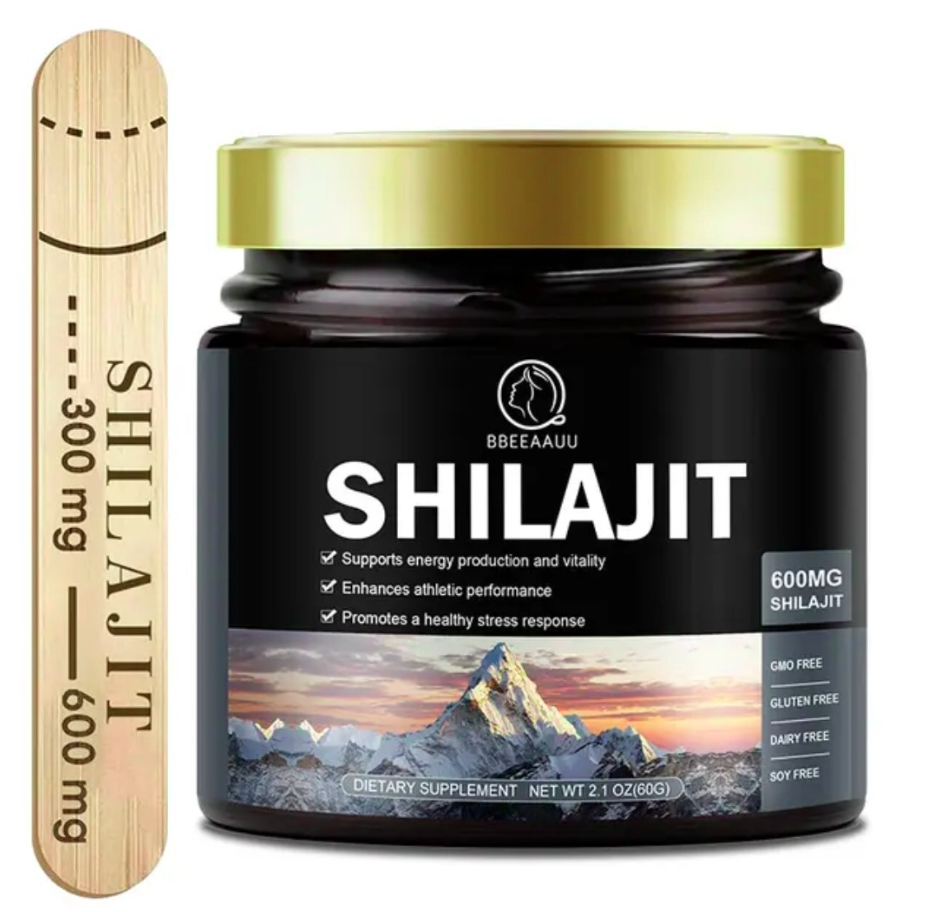 Himalayan Shilajit Resin Supplement 600mg Natural Organic Shilajit Resin