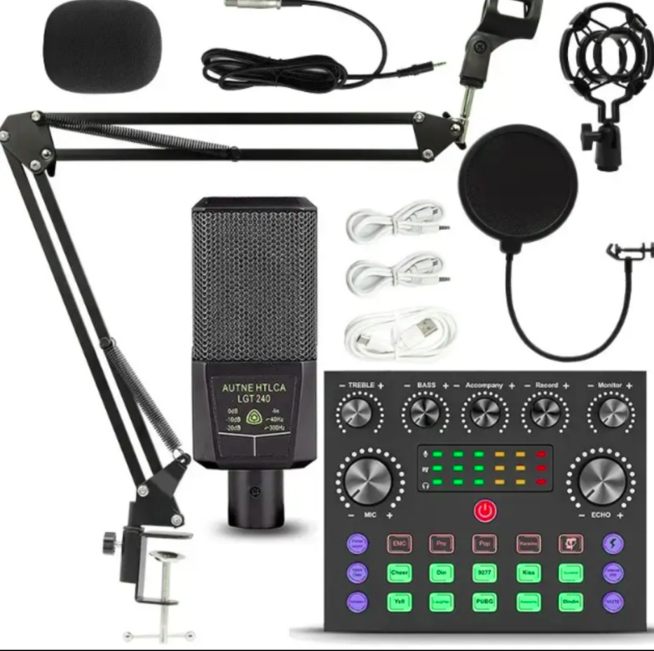 LGT240 Professional Condenser Microphone For Computer And Sound Card Recording