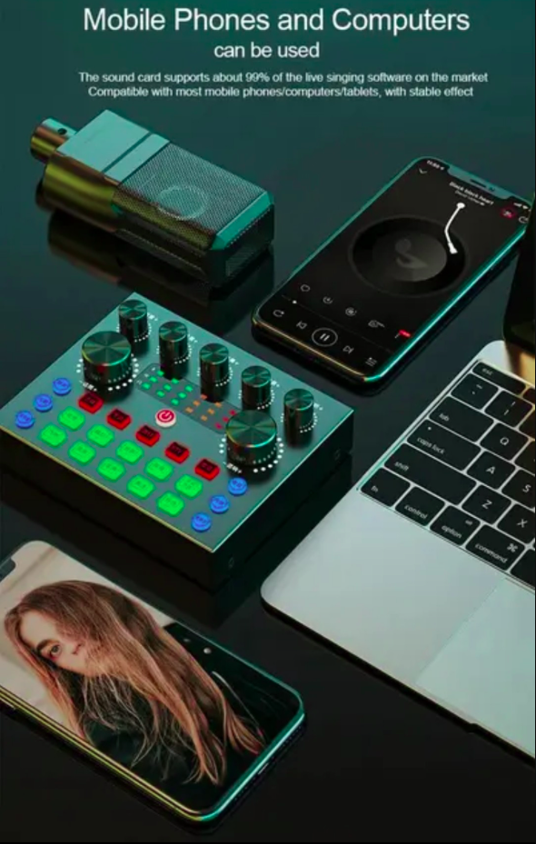 LGT240 Professional Condenser Microphone For Computer And Sound Card Recording - Image 2